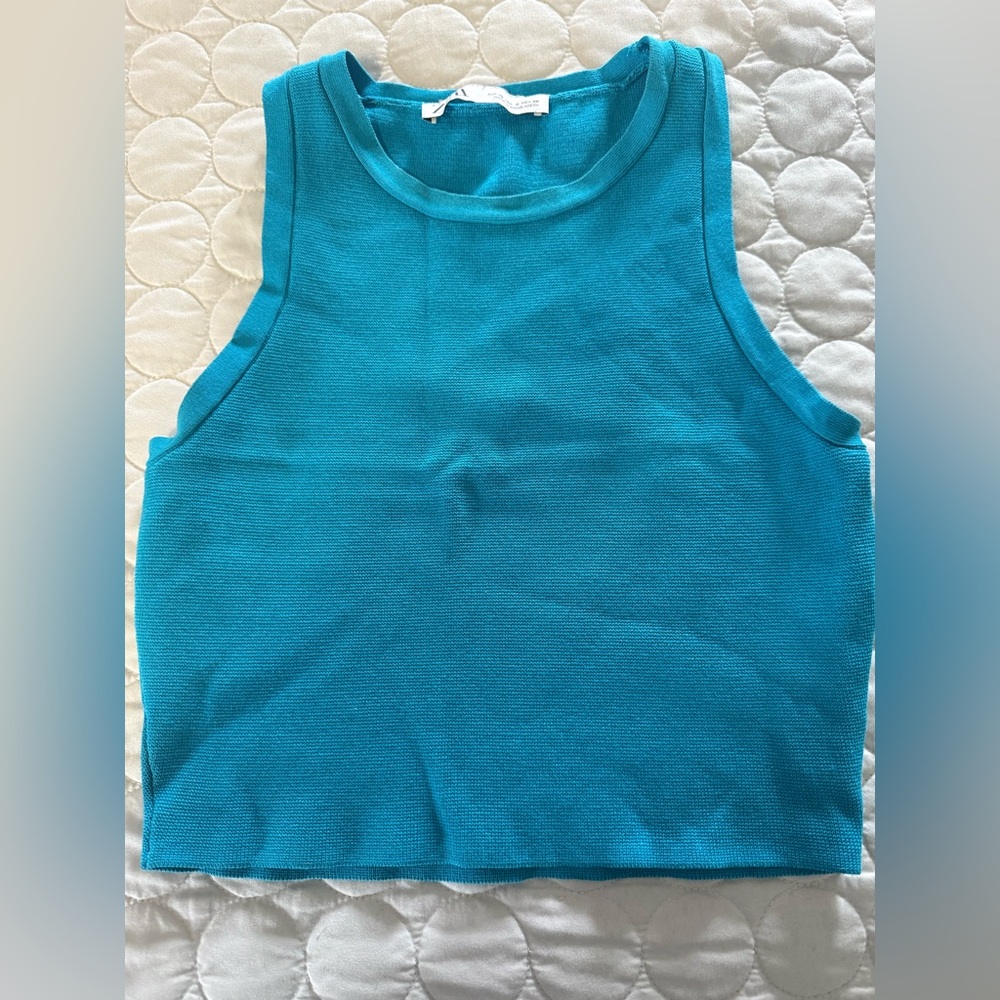 Zara Vibrant Blue Tank Top